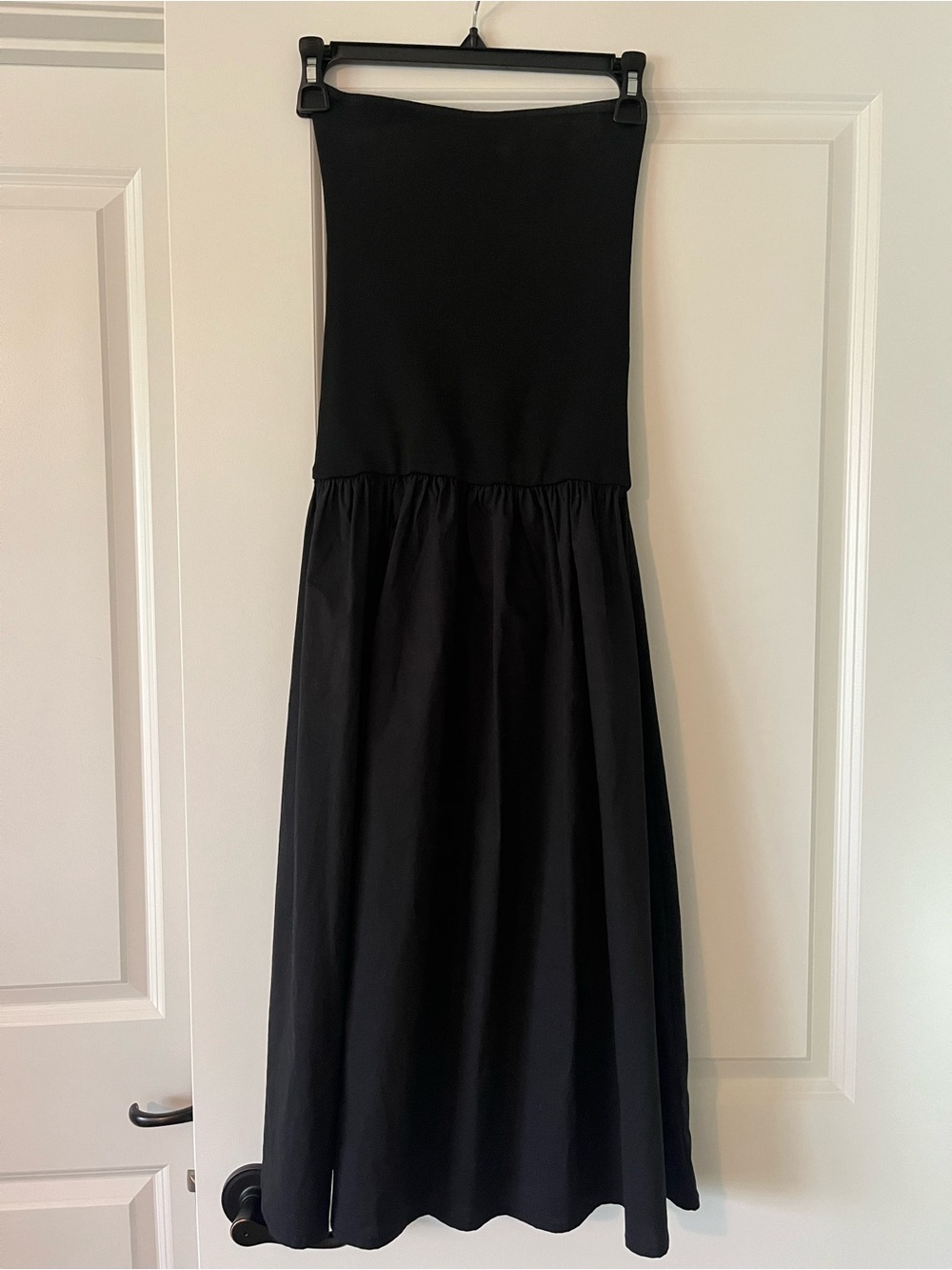 Revolve We Wore What Black Strapless Midi Dress